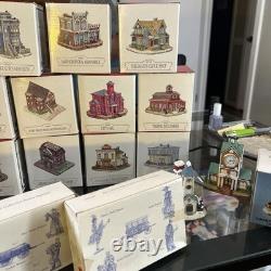 Liberty Falls Americana Collection Lot Of 26 Original Boxes