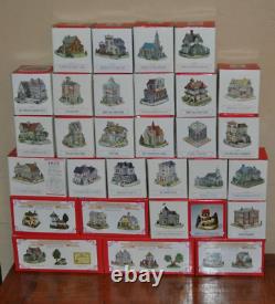 Liberty Falls Collection Village Houses in Original Box Lot of 35+