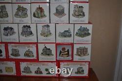 Liberty Falls Collection Village Houses in Original Box Lot of 35+