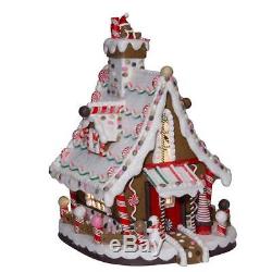 Lighted Gingerbread Christmas Candy House 12 Kurt Adler J3628