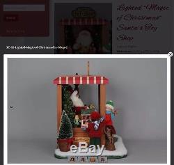Lighted Magic Of Christmas Santa's Toy Shop Karen Didion