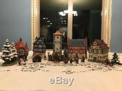 Lighthouse G. Wurm Porcelain Hand Painted Christmas Village Set Can't Buy in US