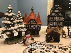Lighthouse G. Wurm Porcelain Hand Painted Christmas Village Set Can't Buy in US