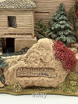 Lilliput Lane Cottage Harvest Mill Limited Edition In Box Signed Deed