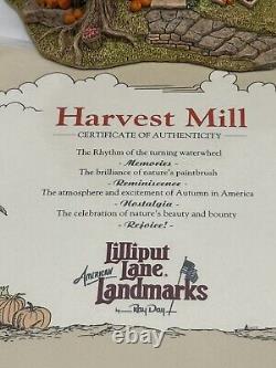 Lilliput Lane Cottage Harvest Mill Limited Edition In Box Signed Deed