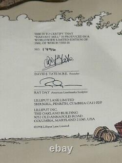 Lilliput Lane Cottage Harvest Mill Limited Edition In Box Signed Deed