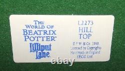 Lilliput Lane Rare HILL TOP 1999 Beatrix Potter Cottage #L2273 withBox