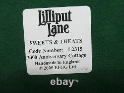 Lilliput Lane Sweets & Treats 2000 Anniversary Cottage Enesco L2315