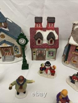 Lot Of 19 Dickens Collectables Sugar Creek County Christmas Village Lot Of 19 Dickens Collectables Sugar Creek County Christmas Village