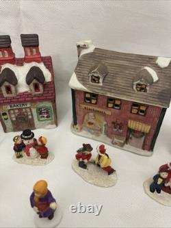 Lot Of 19 Dickens Collectables Sugar Creek County Christmas Village