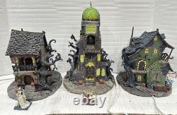 Lot Of 3 Hawthorn Village Houses Corpse Bride 2nd Hand Shoppe Elders House Read