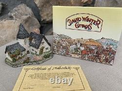 Lot of 16 David Winter Cottages with Collectors Book and Original Boxes