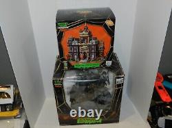 Lot of 2 Halloween Lemax Spooky Town Collection House Opera & Isle of Doom BOXED