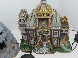 Lot of 2 Halloween Lemax Spooky Town Collection House Opera & Isle of Doom BOXED