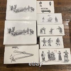 Lot of 40 Dept 56 Christmas Heritage Village Collection People & Accessories