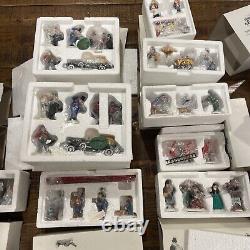 Lot of 40 Dept 56 Christmas Heritage Village Collection People & Accessories
