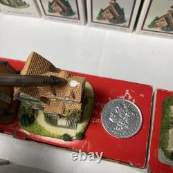 Lot of 42 Liberty Falls Americana Collection Miniature Buildings With Boxes Insert