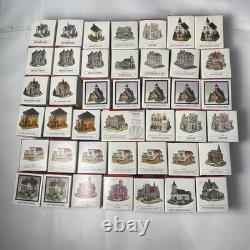 Lot of 42 Liberty Falls Americana Collection Miniature Buildings With Boxes Insert
