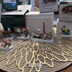 Lot of 5 Department 56 North Pole Series rare figure lot