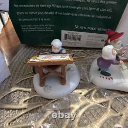 Lot of 5 Department 56 North Pole Series rare figure lot