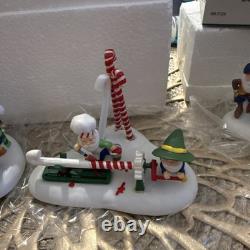 Lot of 5 Department 56 North Pole Series rare figure lot