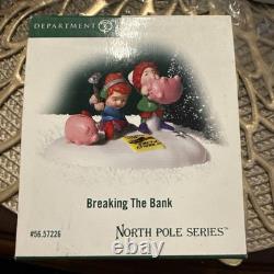 Lot of 5 Department 56 North Pole Series rare figure lot