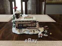 Lot of 5 Hawthorne Village Rudolph's Christmas Town Collection Houses