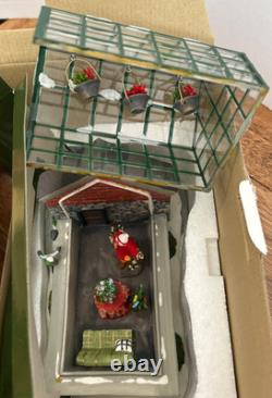 Lot of 7 Holiday Time Vintage Christmas Porcelain Village Collectibles. New