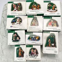 Lot of Small Department DEPT 56 Miniatures Christmas