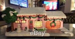 MILHOUSES HOUSE Simpsons Howthorne Christmas Village -Org Packaging WithCOA FHR