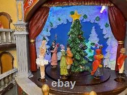 MOMENTS IN TIME Christmas Village 13.1H Musical Opera House with Animated Scene