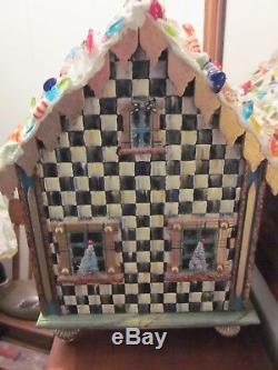 Mackenzie Childs Retired Christmas Candy Cottage