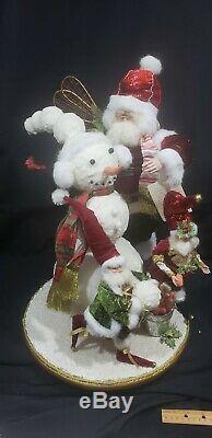 Mark Roberts Santa Building A Snowman 51-75760 Rare -retired