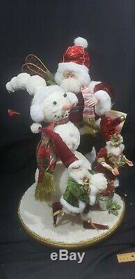 Mark Roberts Santa Building A Snowman 51-75760 Rare -retired