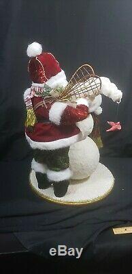 Mark Roberts Santa Building A Snowman 51-75760 Rare -retired