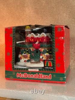 McDonaldland Christmas Village House 1997 Ceramic Light Up Original Box