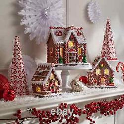 Member's Mark Pre-Lit 5-Piece Gingerbread Village NEW FREE SHIPPING