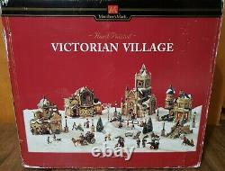 Members Mark 2006 Victorian Village COMPLETE Lighted Hand Painted Christmas Set