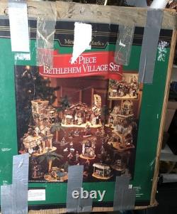 Members Mark 48 Piece Christmas Set Bethlehem Village Lighted Display