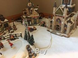 Members Mark Victorian Village Holiday Collection Lit, Animated Christmas. 86+pc
