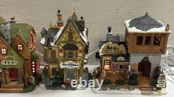 Michaels Christmas Villages Lot Of 5 Pre-owned
