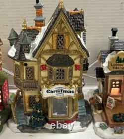 Michaels Christmas Villages Lot Of 5 Pre-owned
