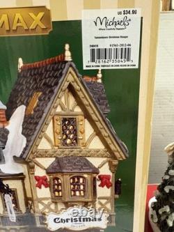 Michaels Christmas Villages Lot Of 5 Pre-owned