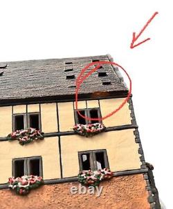 Midene Ceramic House Home decor Miniature of Town Hall in Schweinfurt, Germany