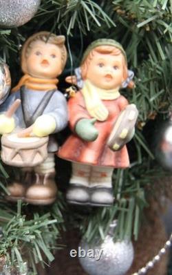 Miniature Lighted Hummel Christmas Tree Porcelain Holiday Décor Miniature Lighted Hummel Christmas Tree Porcelain Holiday Décor