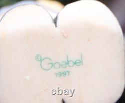 Miniature Lighted Hummel Christmas Tree Porcelain Holiday Décor