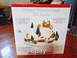 Mr. Christmas 2012 Winter Wonderland Ski Jump Animated Musical