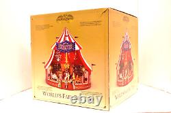 Mr Christmas Circus Tent Big Top Worlds Fair Gold Label Music Motion Lighted