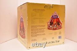 Mr Christmas Circus Tent Big Top Worlds Fair Gold Label Music Motion Lighted