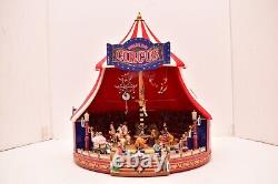 Mr Christmas Circus Tent Big Top Worlds Fair Gold Label Music Motion Lighted